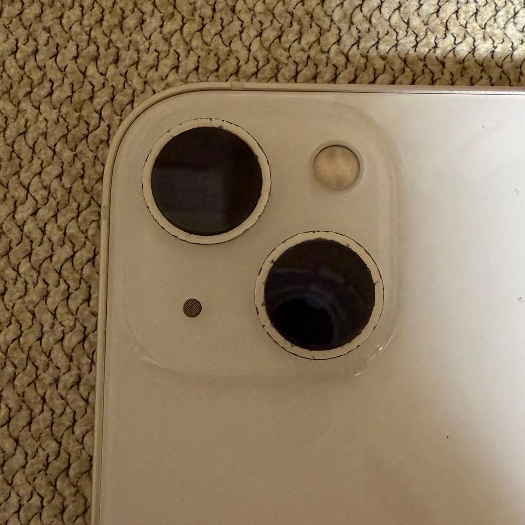 iPhone13 128GB ホワイト SIMフリー 画面無傷・ワイヤレス充電可