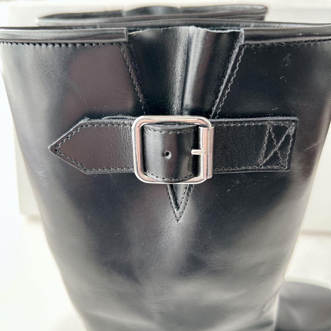 極美品✨ペリーコサニー GENOVA エンジニアブーツ　厚底　撥水　黒　23cm