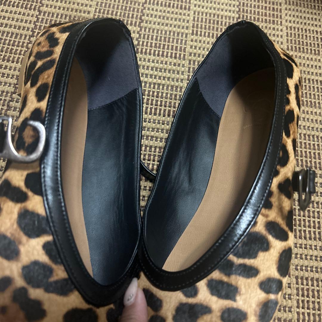 spick&span レオパードメリージェーン