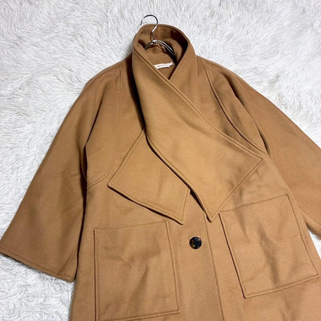 ちょいみー Tory Burch ウールコート キャメル ポルトガル製