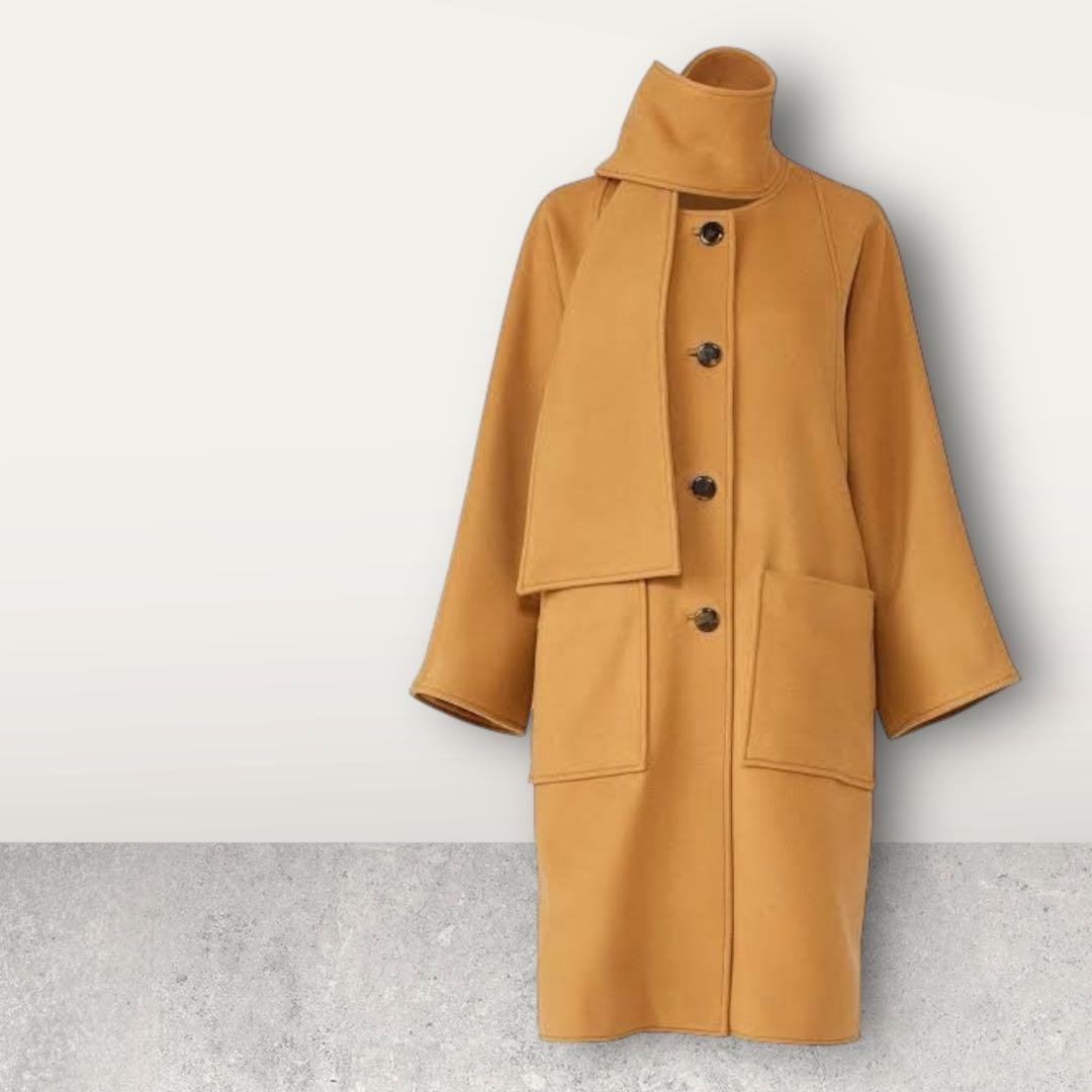 ちょいみー Tory Burch ウールコート キャメル ポルトガル製