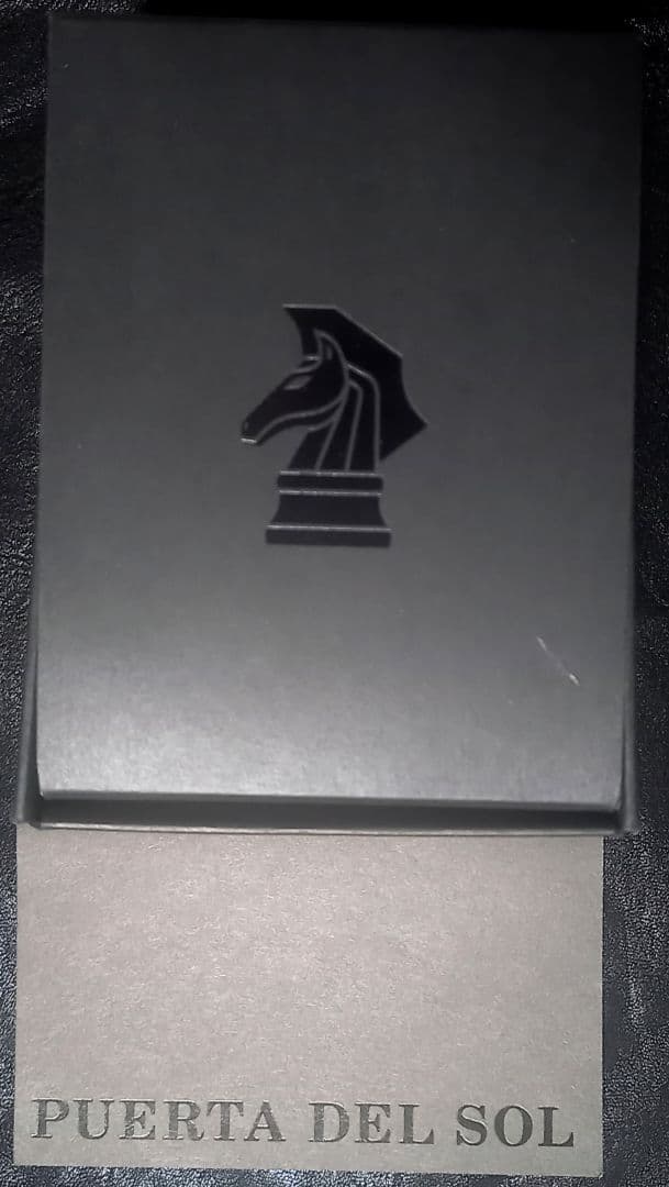 【PUERTA DEL SOL】シルバー チタンコーティング ウォレットチェーン