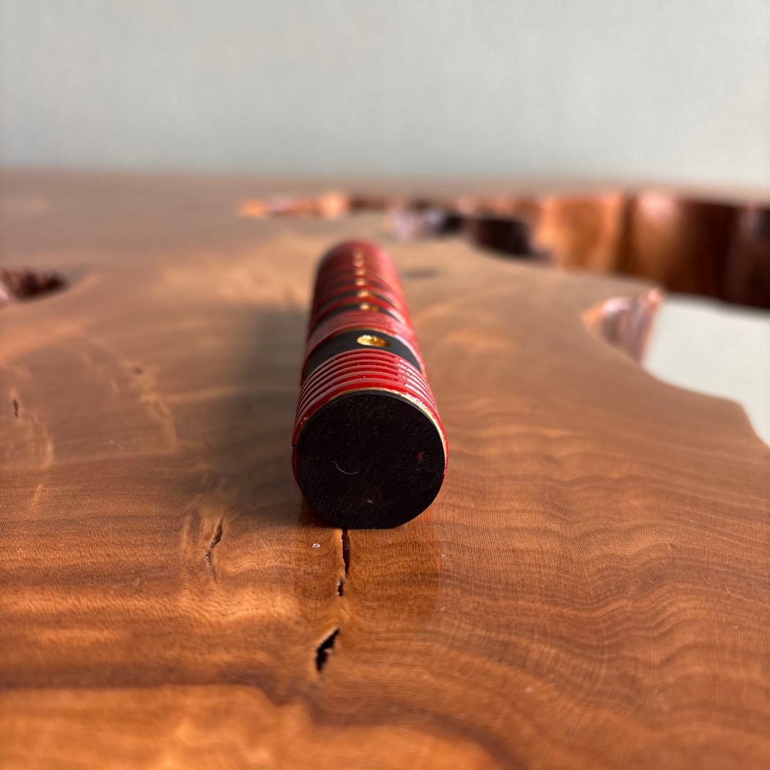 笛香合 小林幸清造 木工芸 茶道具 共箱