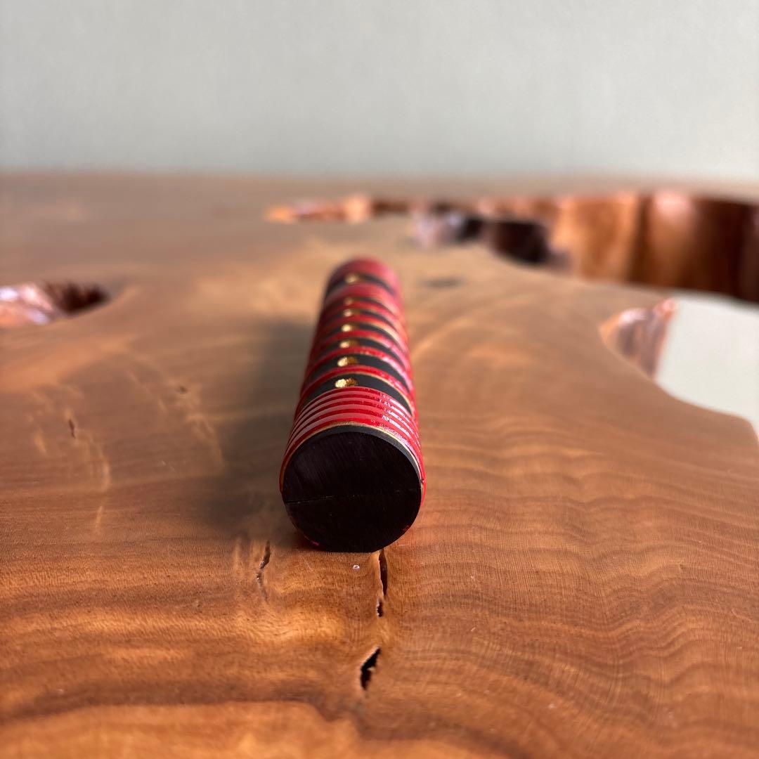 笛香合 小林幸清造 木工芸 茶道具 共箱