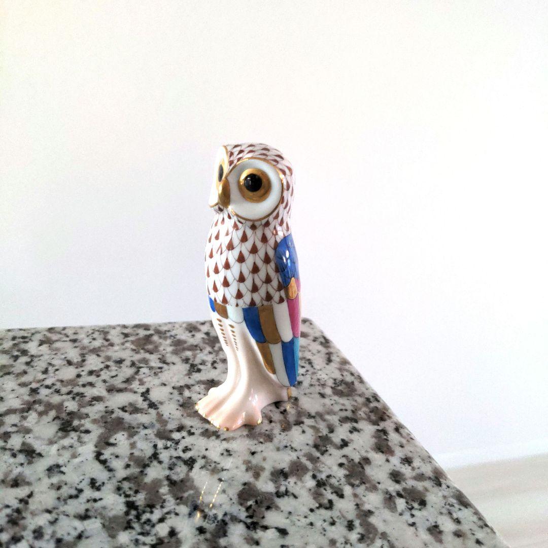 ヘレンド Herend フクロウ 置物