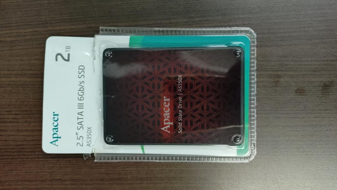 Apacer AS350X SSD　AP2TBAS350XR-1(ほぼ未使用)