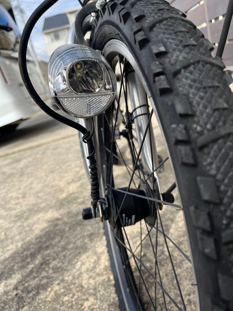 【引き取り限定】サイクルベースあさひ 自転車 22インチ シルバー