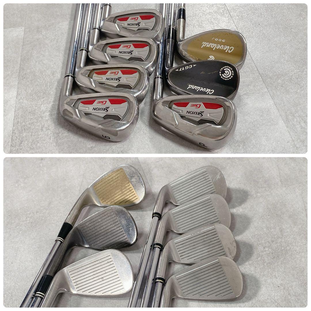 V612 スリクソン メンズ ゴルフ クラブ セット 赤 キャディバッグ 初心者