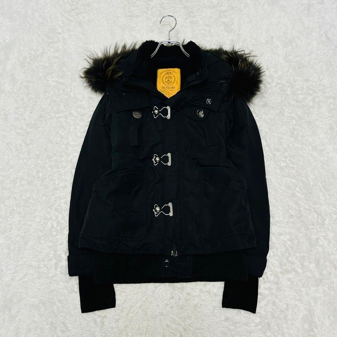 希少 y2k SLY スライ モッズコートミリタリー N3B 平成ギャル 黒