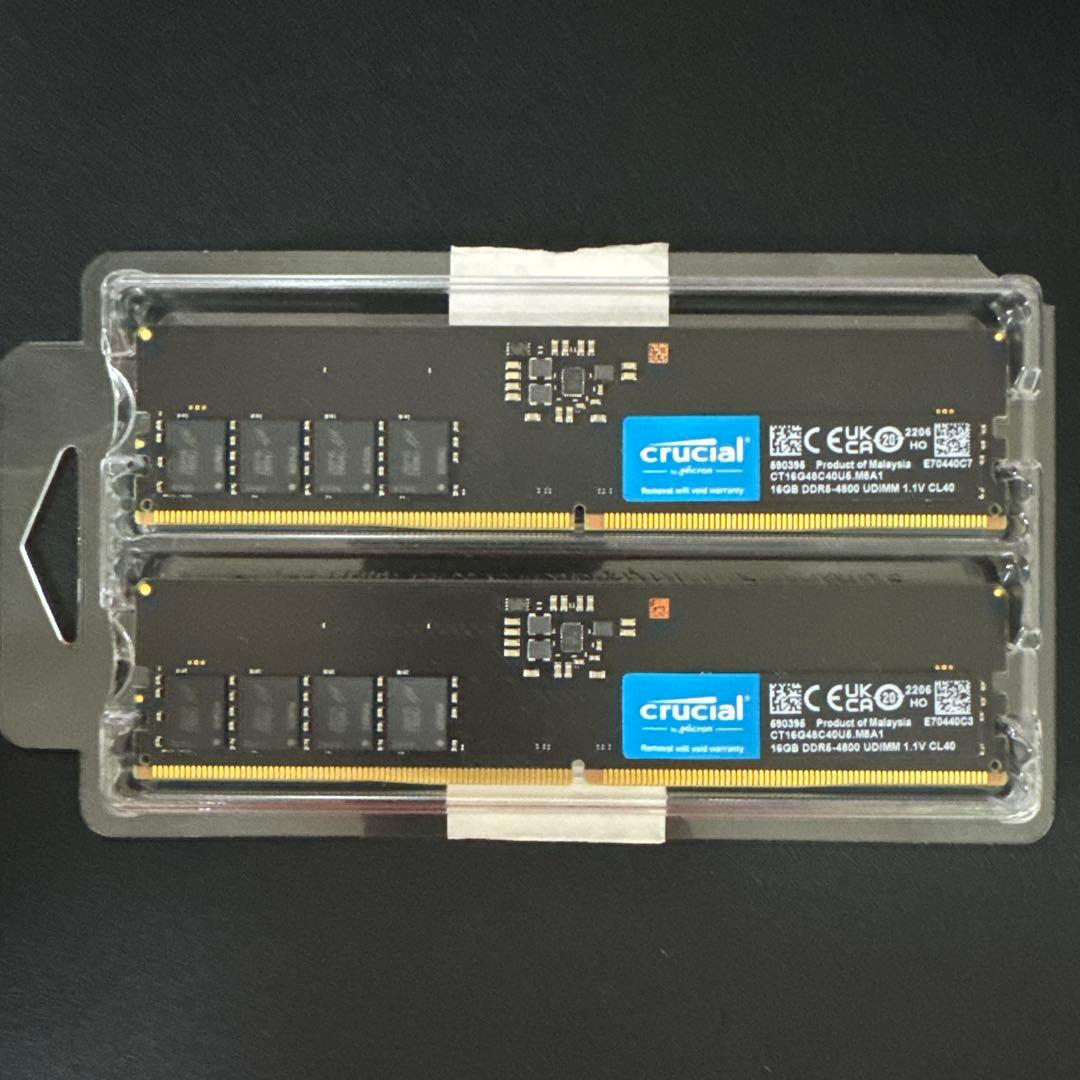 Crucial(クルーシャル)DDR5-4800 16GB×2(32GB)