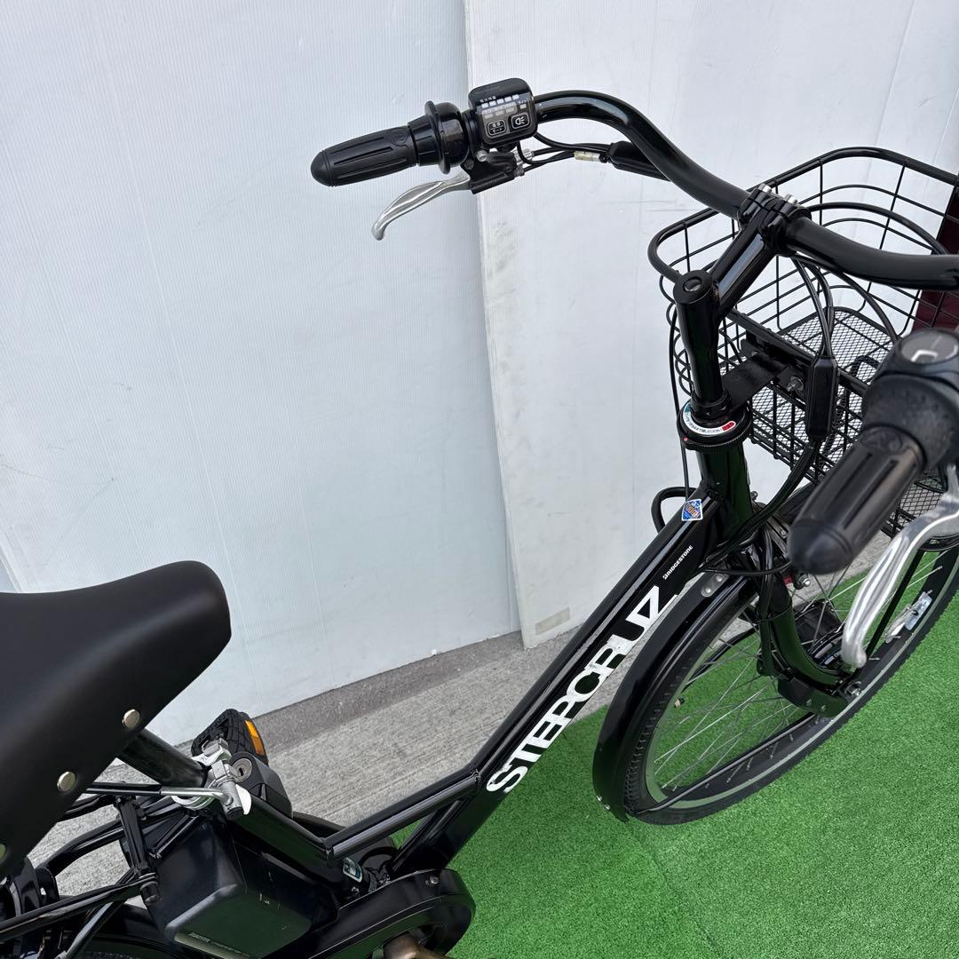 ブリヂストン STEPCRUZアルベルト電動アシスト自転車26インチ ブラック