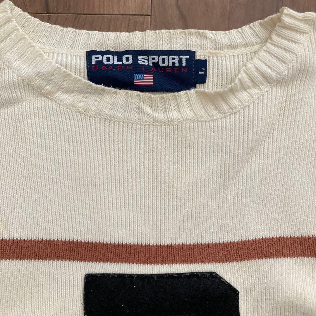 Polo Sport RPLロゴ ニットセーター ラルフローレンビンテージ