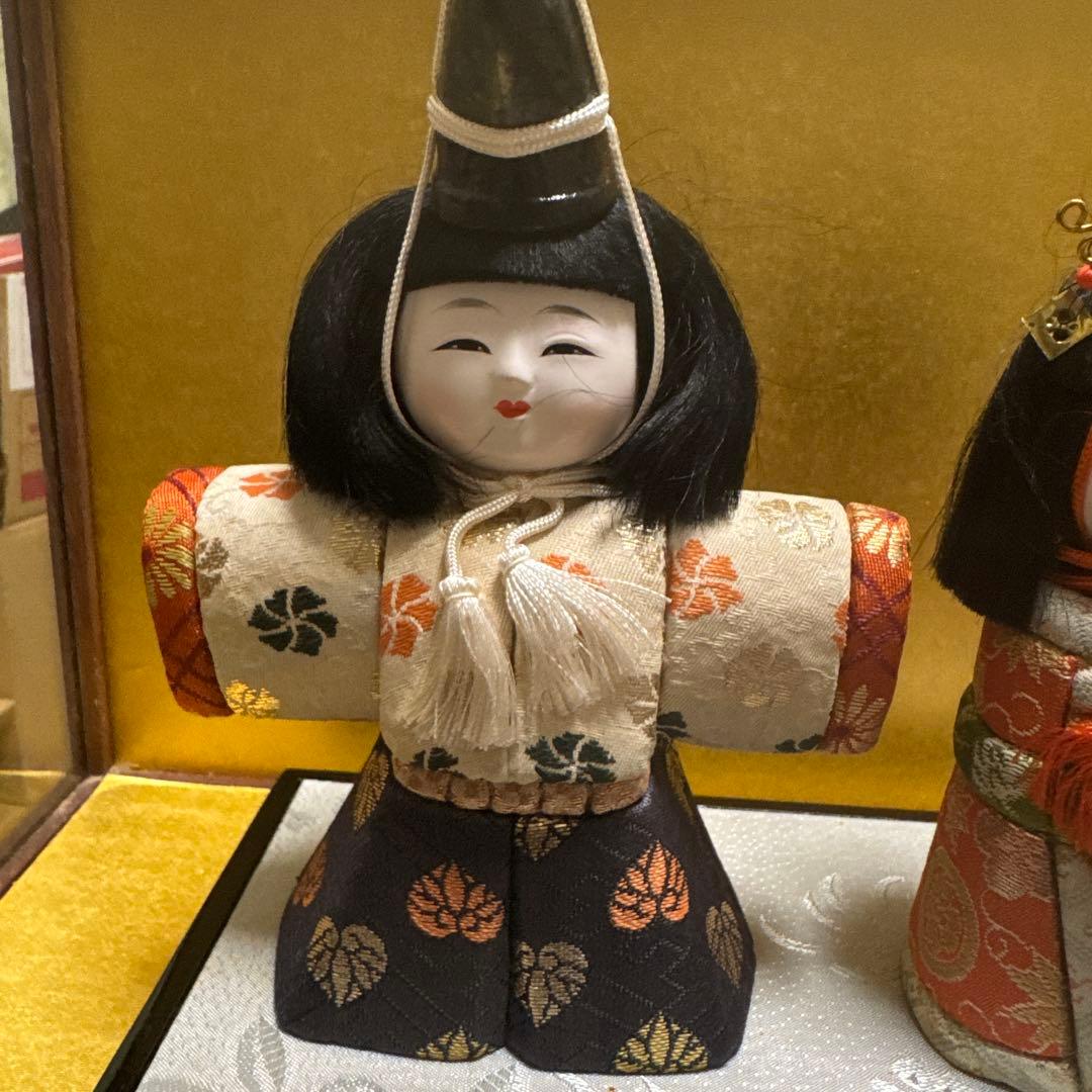 雛人形 伝統的和装 ケース付き