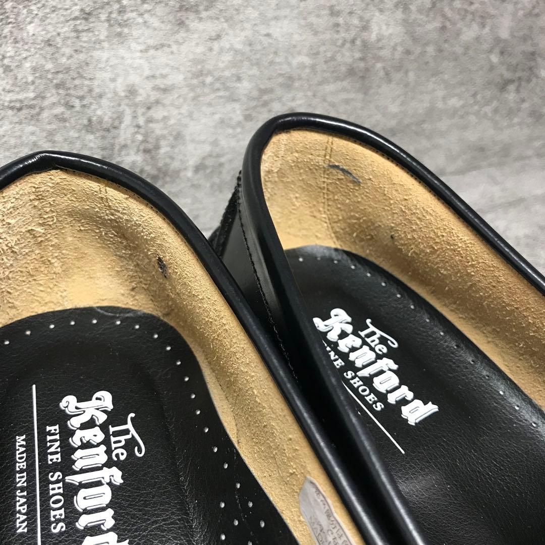 【美品】The Kenford タンクソール キルトタッセル ローファー 黒