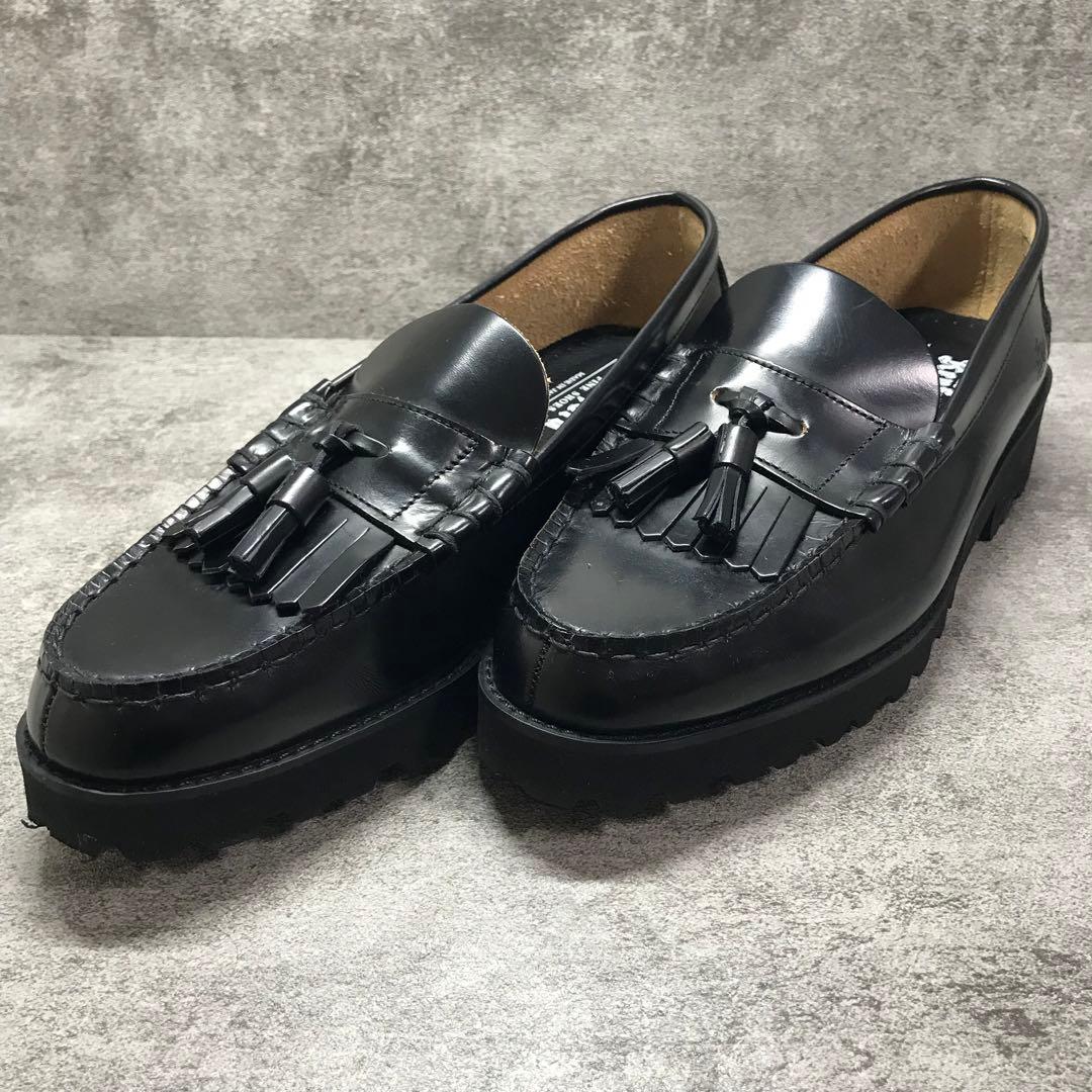 【美品】The Kenford タンクソール キルトタッセル ローファー 黒