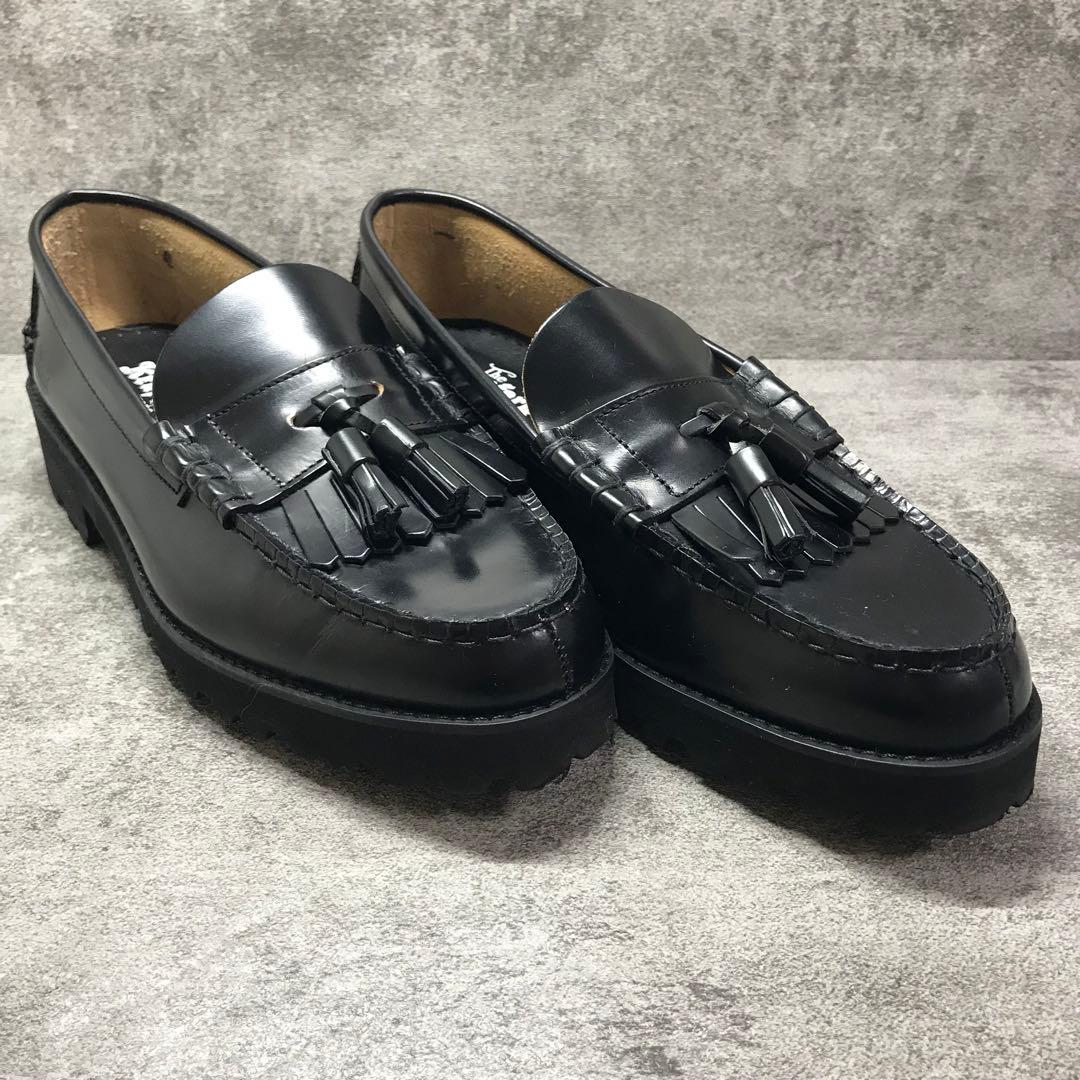 【美品】The Kenford タンクソール キルトタッセル ローファー 黒