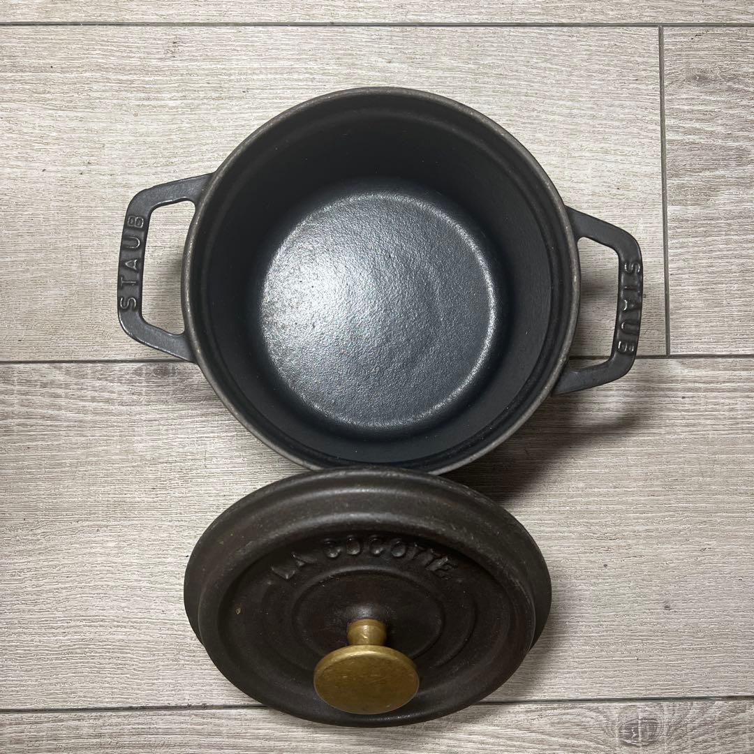 ピコ・ココット 14 cm, ラウンド, ブラック, 鋳鉄