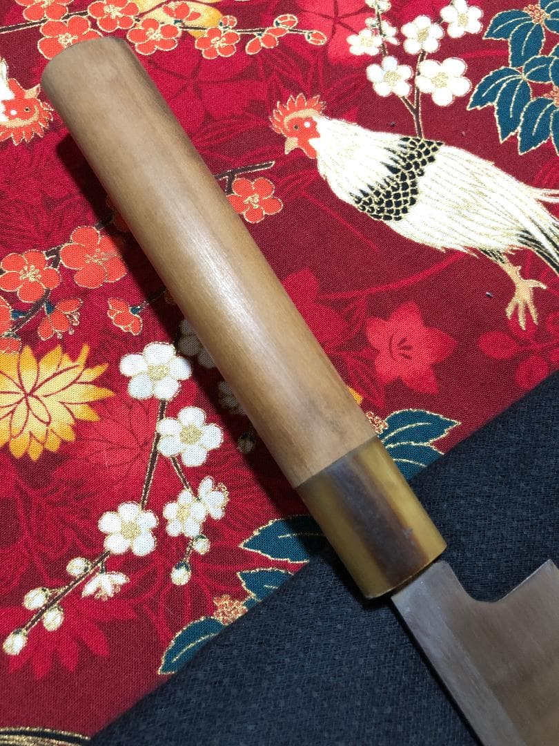 【研ぎ済み】青鋼・本鍛錬・水牛口　堺菊　柳刃包丁　刺身包丁　ナイフ　料理　釣り