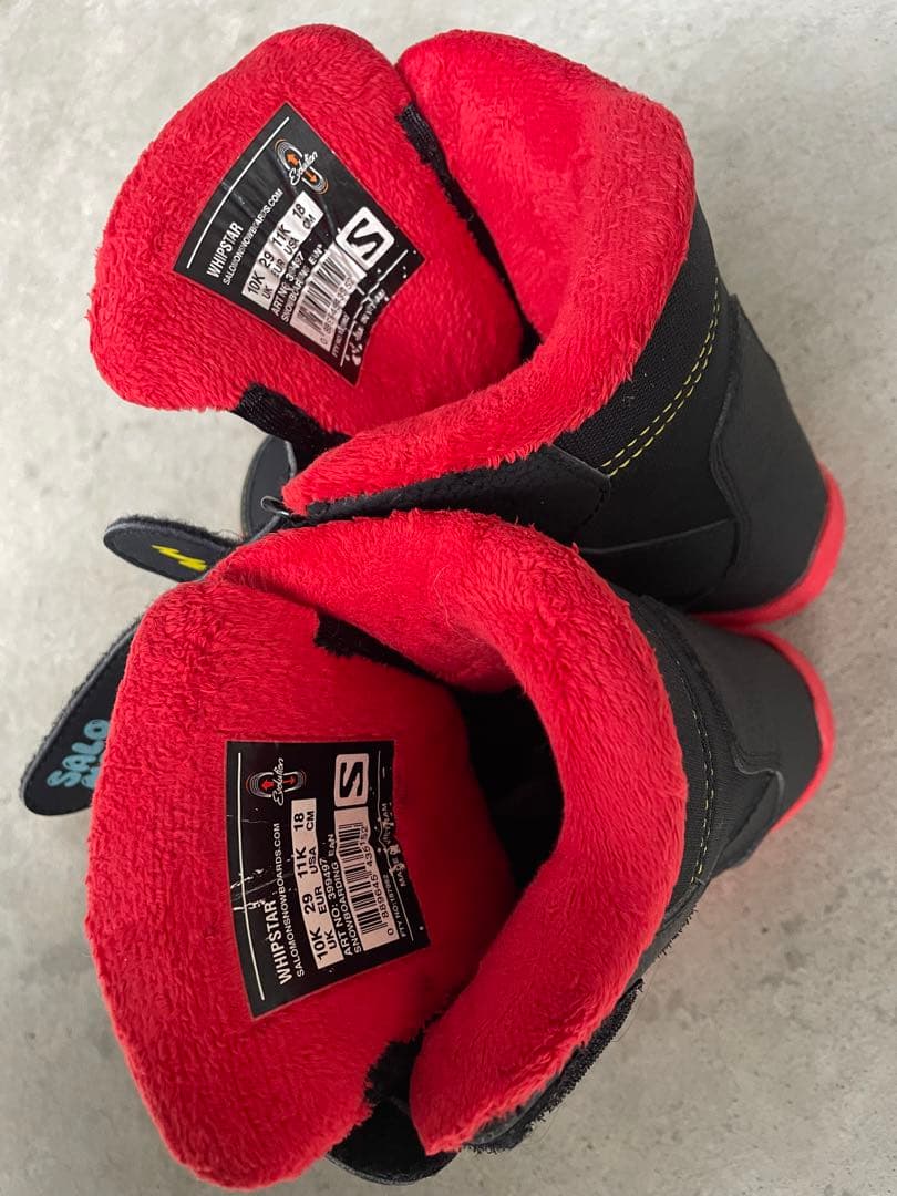 美品SALOMON スノーボードブーツ　18センチ