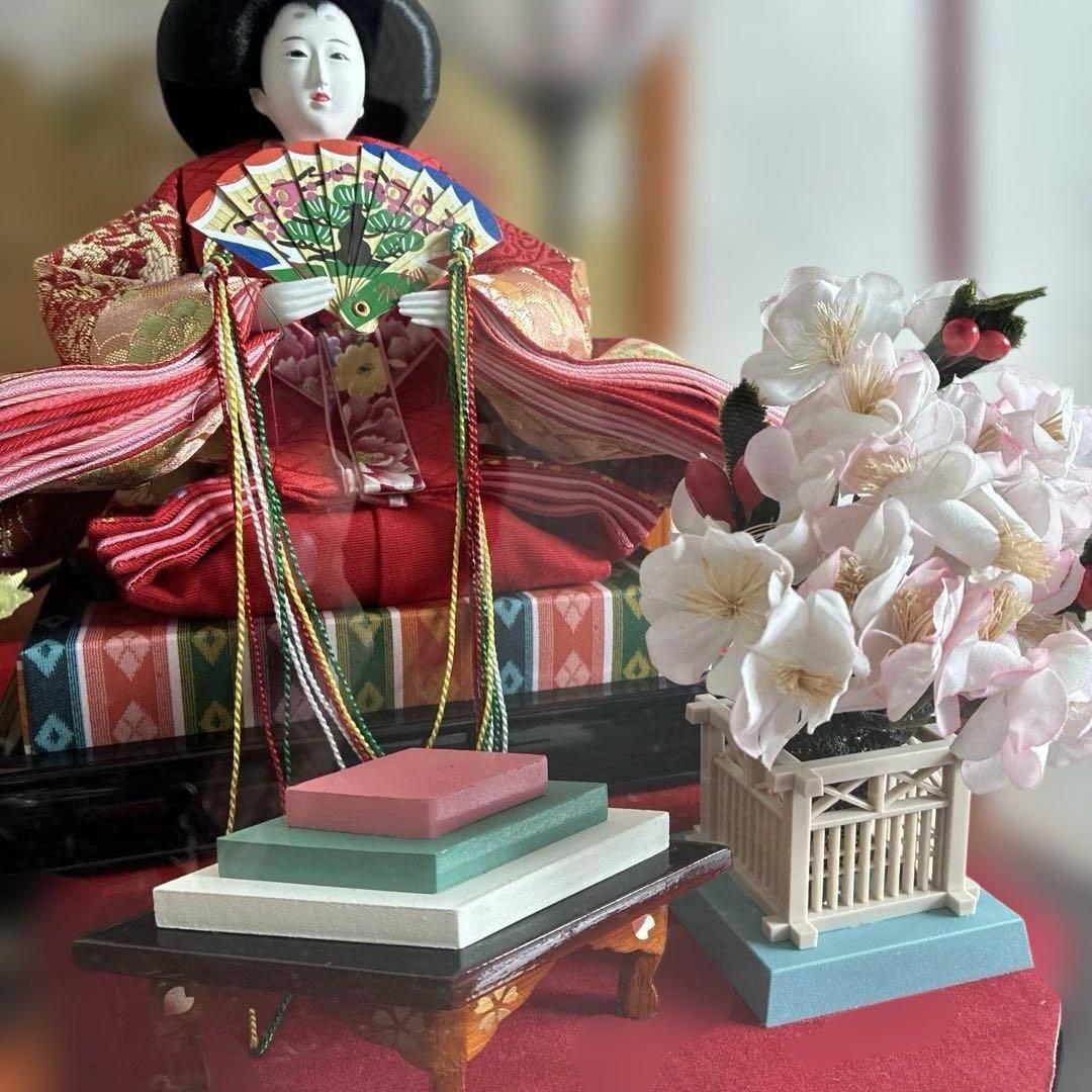 藤翁作 けんらん親王飾 アクリルケース入り 雛人形