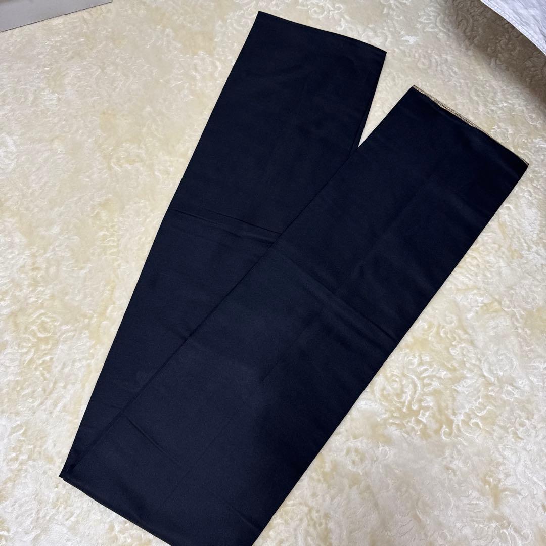 龍村平蔵製　本袋帯　黒地　金銀糸　秀繭錦