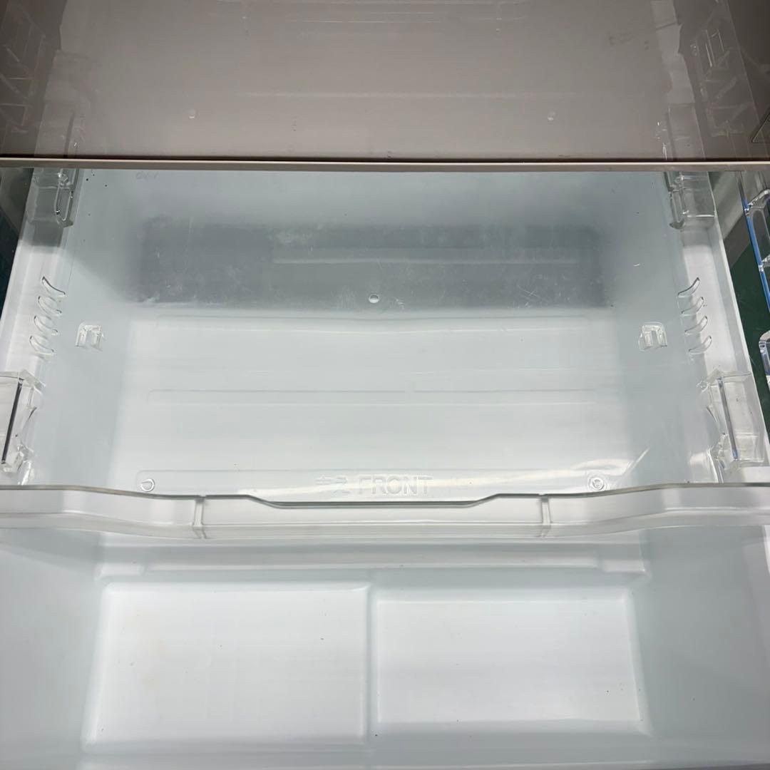 717 東芝大型冷蔵庫　400L強　小型　家庭用　ガラスパネル　左開き　家庭用