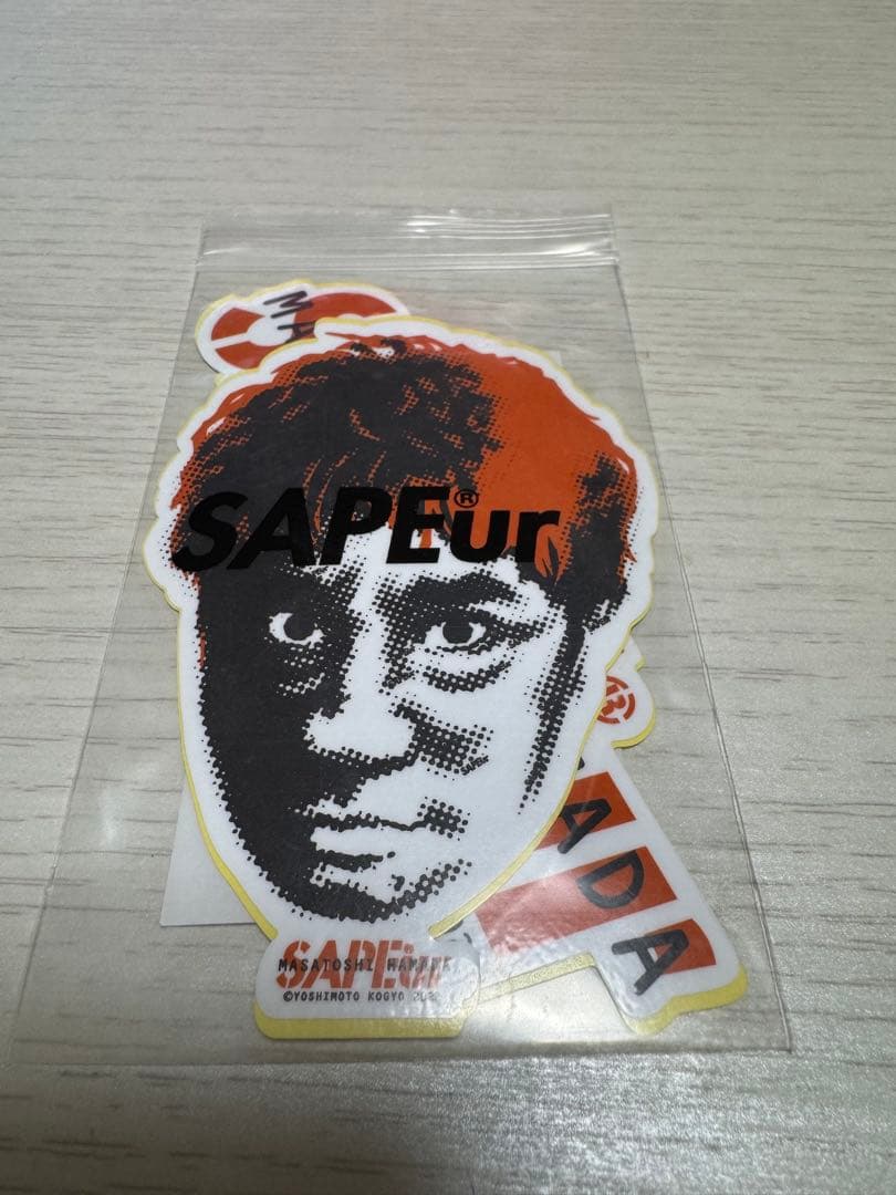 SAPEur HAMADA MASATORSHI コラボステッカー　7枚セット