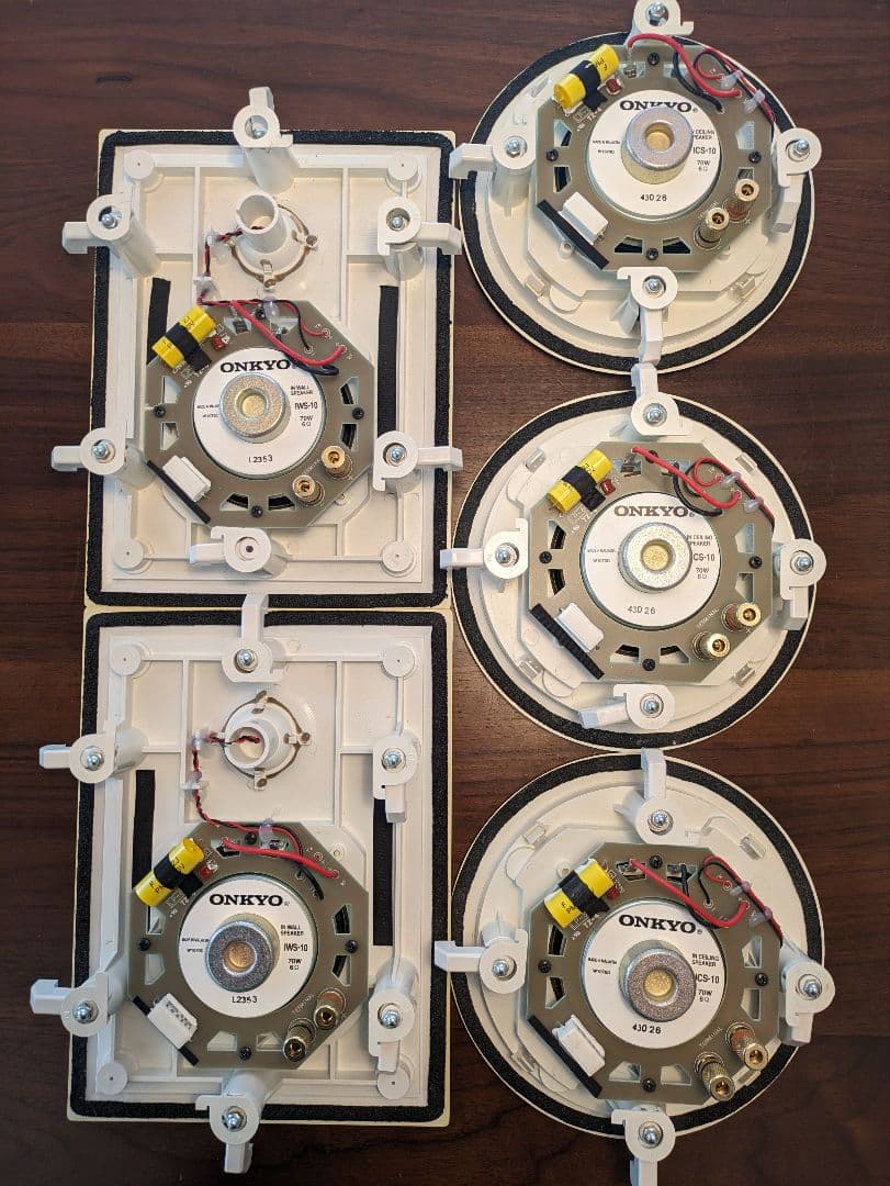 ONKYO ICS-10、IWS-10 スピーカー