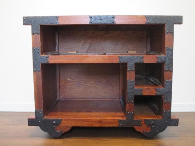 逸品　美品　船箪笥　車箪笥　欅材　車輪　和箪笥　箪笥　和家具　購入金額：23万円