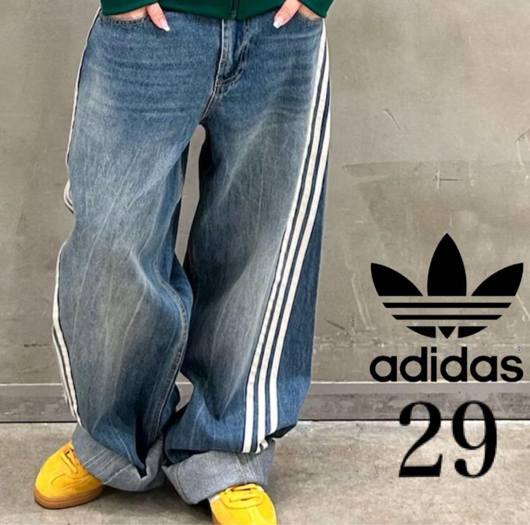 29新品】Adileniumシーズン3 ルーズフィット デニムパンツ インディゴ