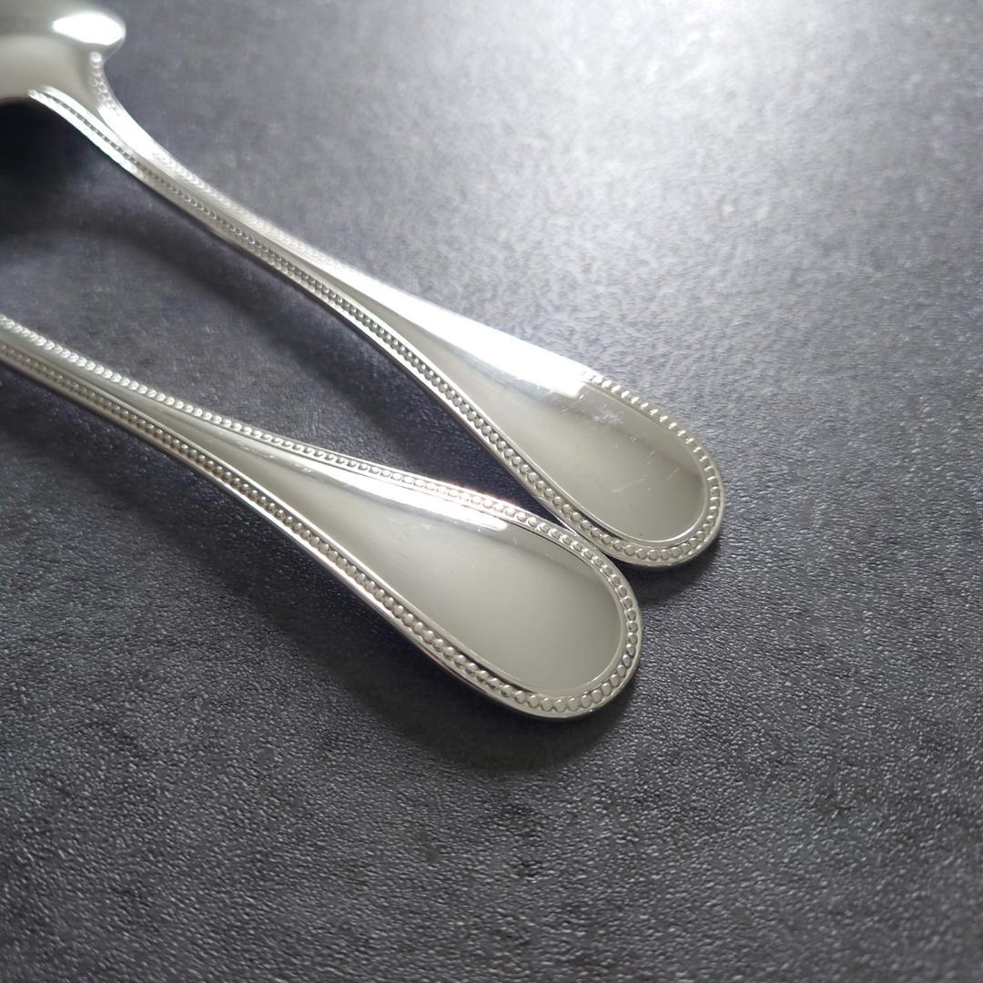 希少 美品 クリストフル パール コンソメスプーン 2点