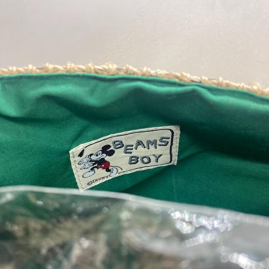 ▼未使用品　BEAMS BOY ディズニー　かごバッグ　グーフィー