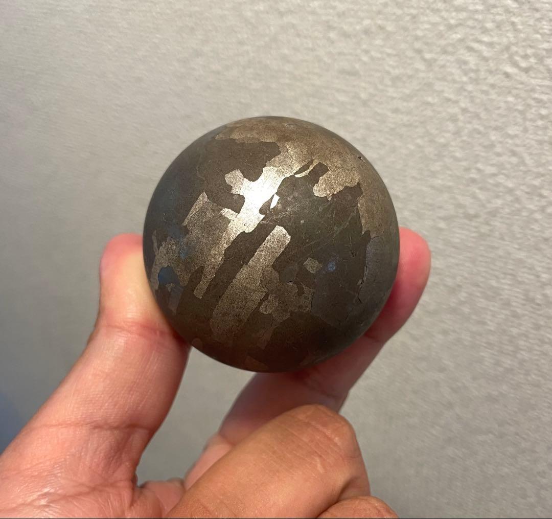 ※meiohsetsuna カンポデルシエロB 隕石丸玉　約5cm