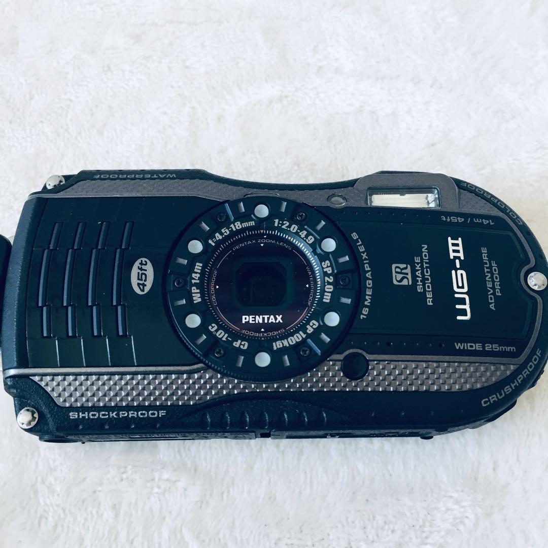 美品 WG-III WG-3 防水 防塵 耐衝撃 現場 タフカメラ