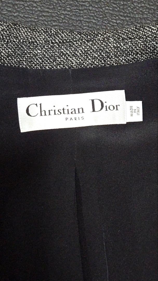 Christian Dior ツイードジレワンピース