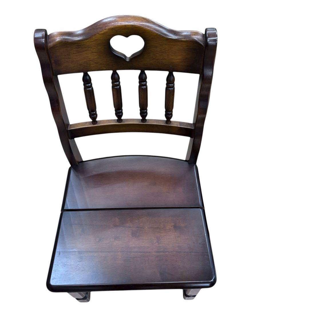 【極美品】木製ダイニングチェア 2脚セット 国産家具風