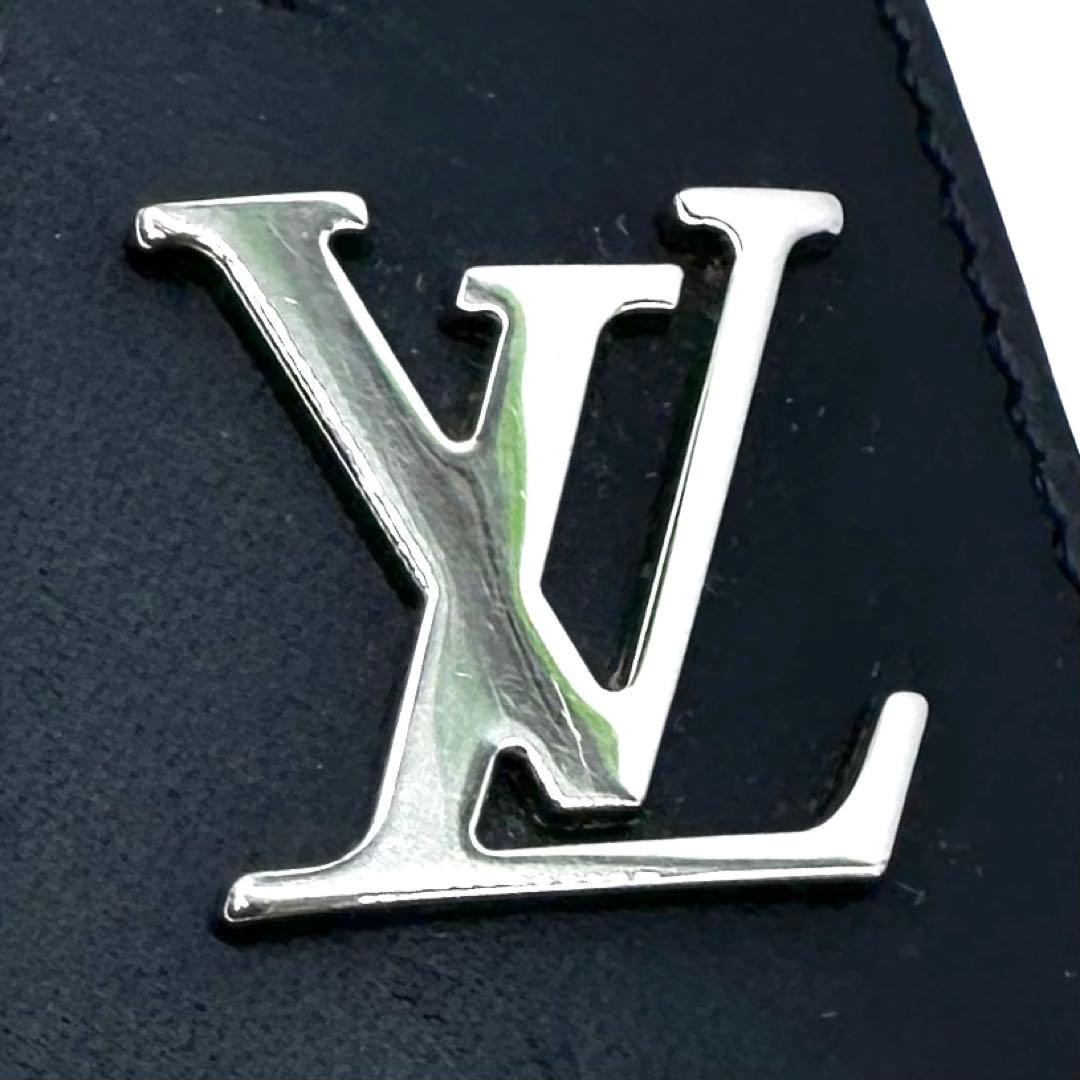 美品✨ルイヴィトン LV クロッシュ クレ キーホルダー M68020 ブラック