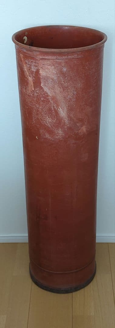 レトロ 生地収納昭和反物シャビー筒状古物モダアンティーク傘立ビンテージクラシック