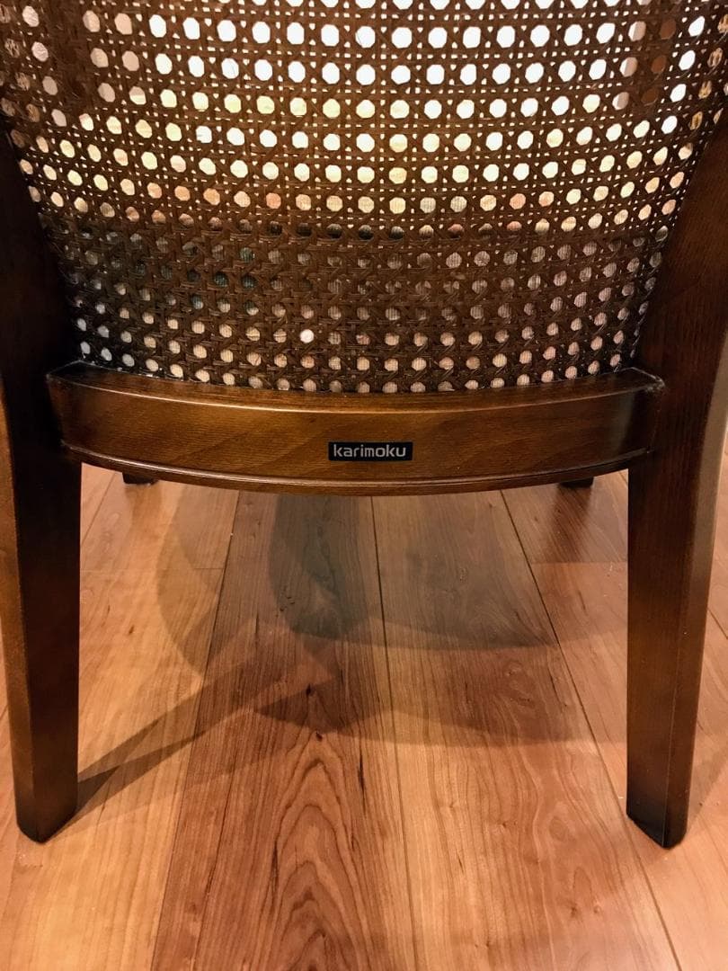 カリモク COLONIAL コロニアル ダイニングチェア クッション付き