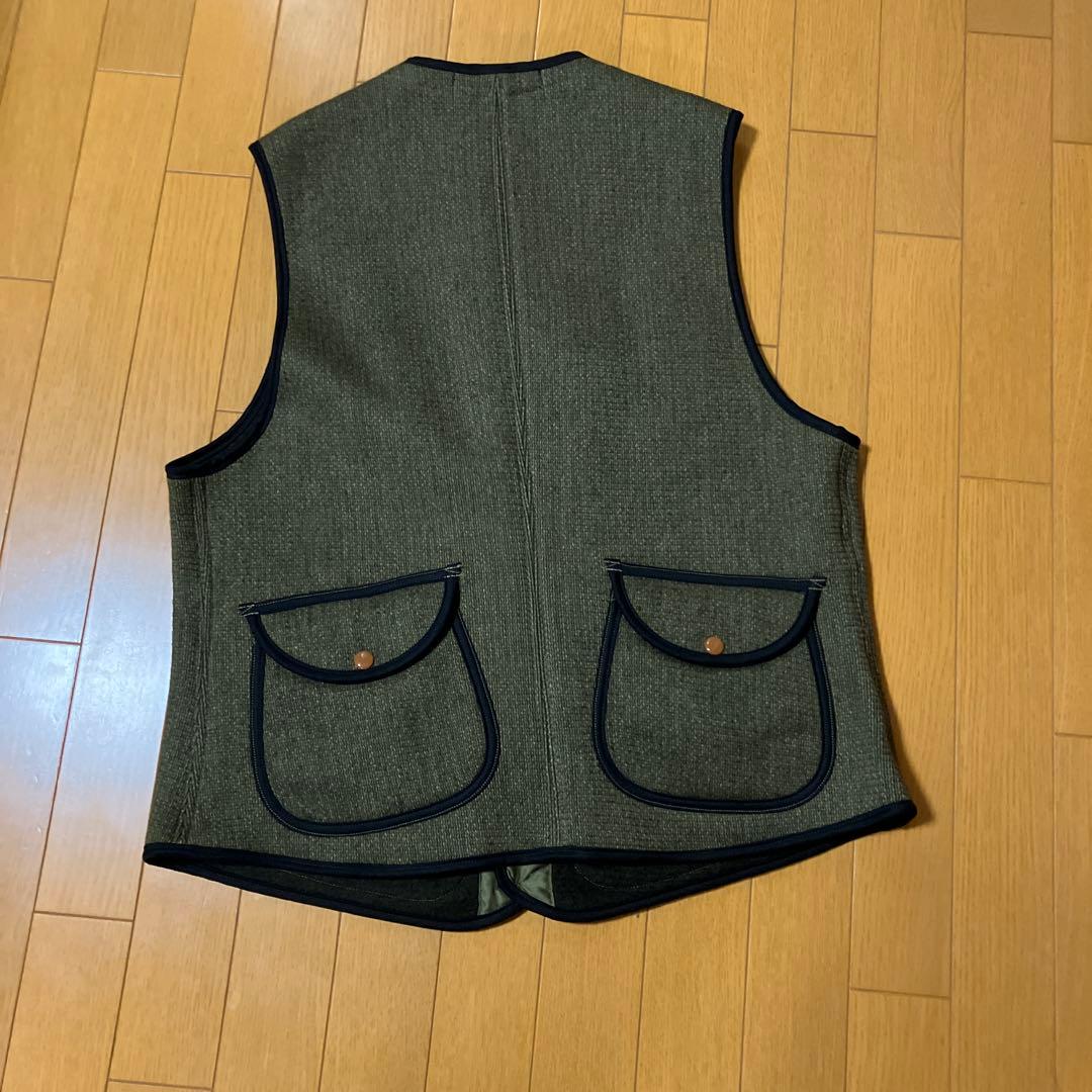 フリーホイーラーズ　ブリッジボート　ベスト　44 ビーチクロス　オリーブグリーン