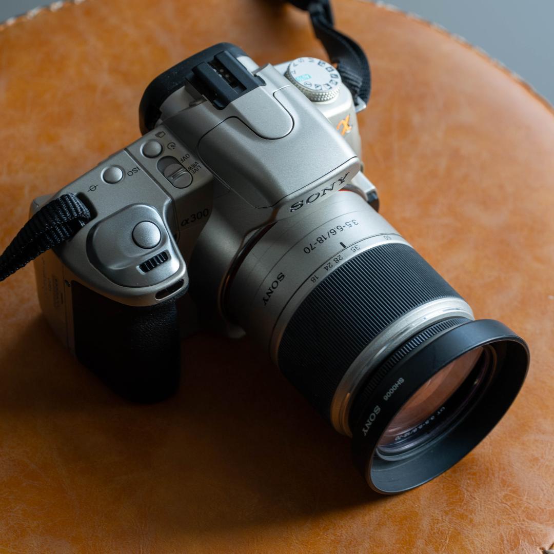 スマホ転送OK！SONY α300 一眼レフ レンズキット