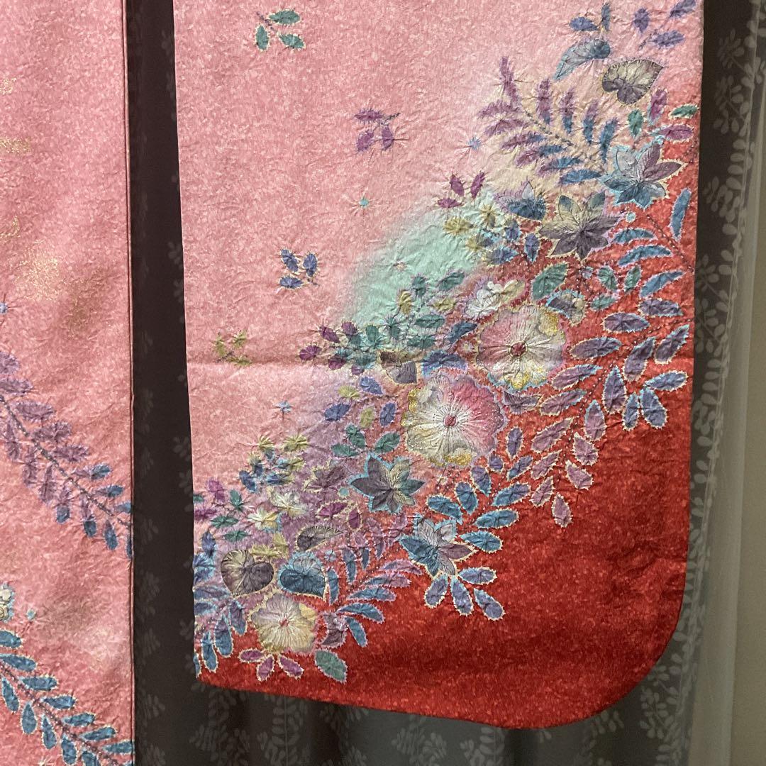 c【20%OFF！】振袖・辻が花 正絹　フルセット