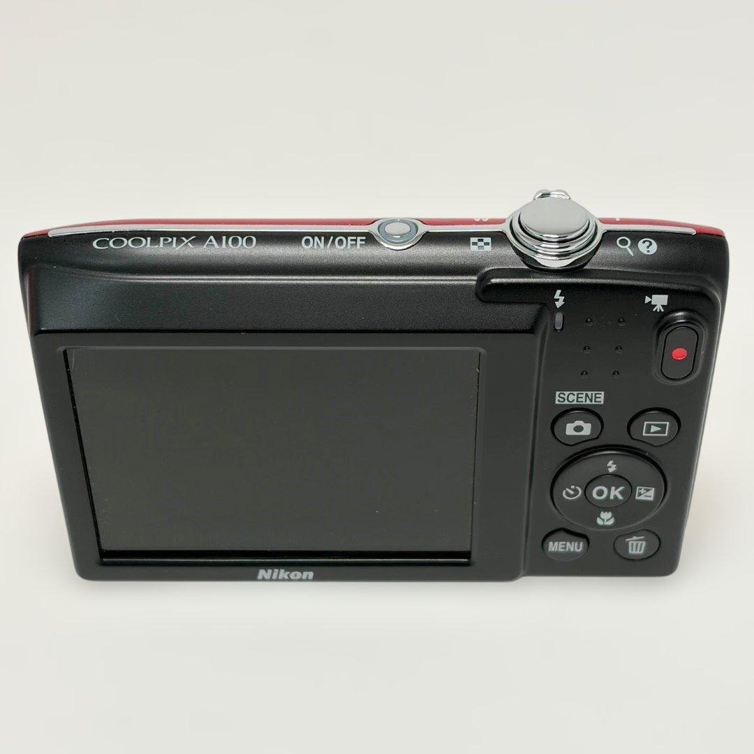 極上美品✨Nikon COOLPIX A100 レッド 動作確認済 未使用級✨