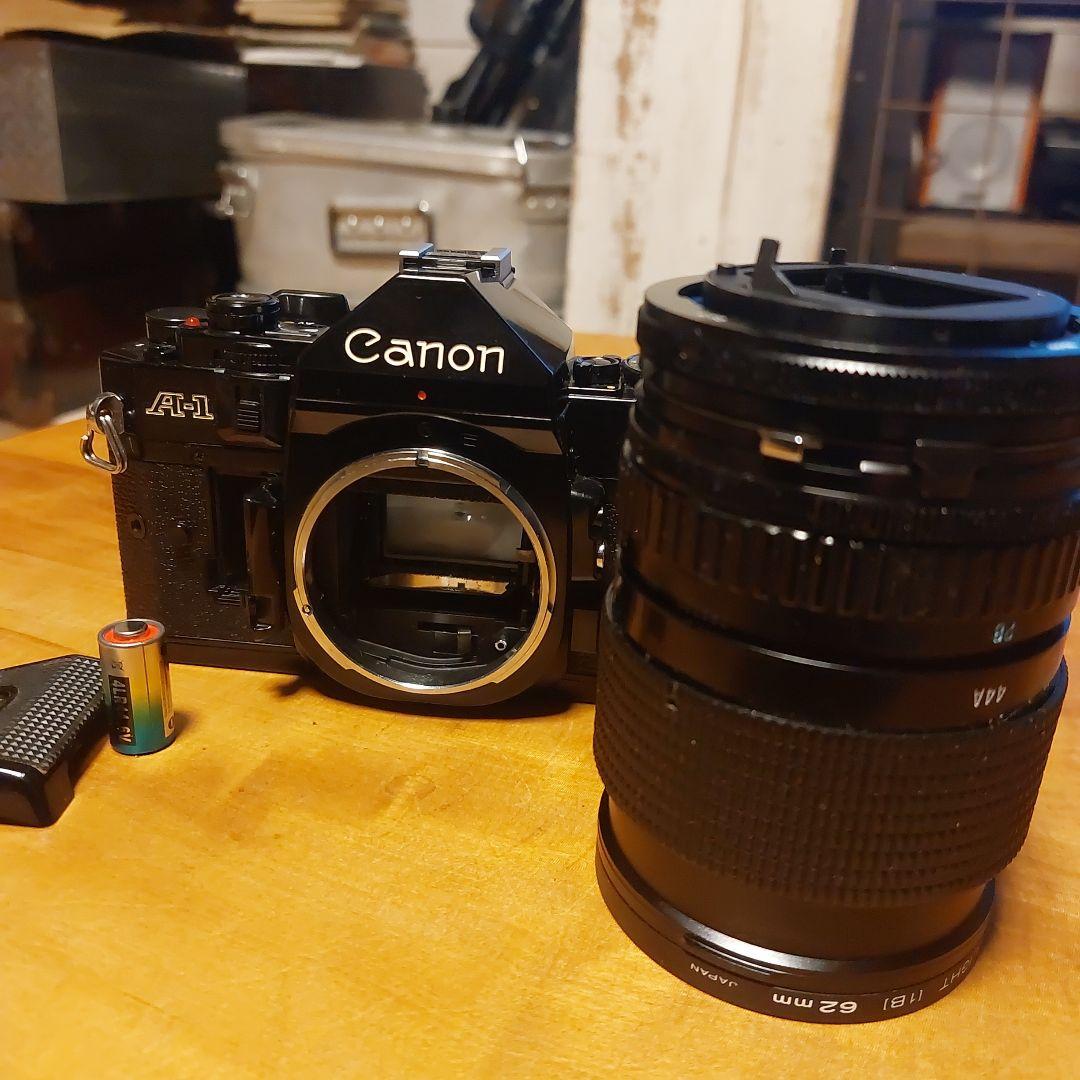 Canon A-1 フィルムカメラ Tamronレンズ付き