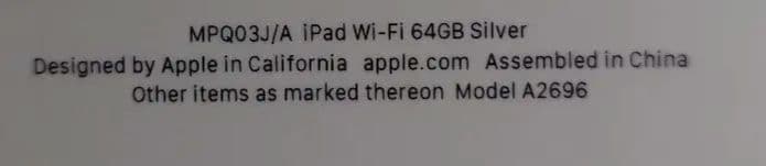 iPad 第10世代 Wi-FI 64GB シルバー 未開封品