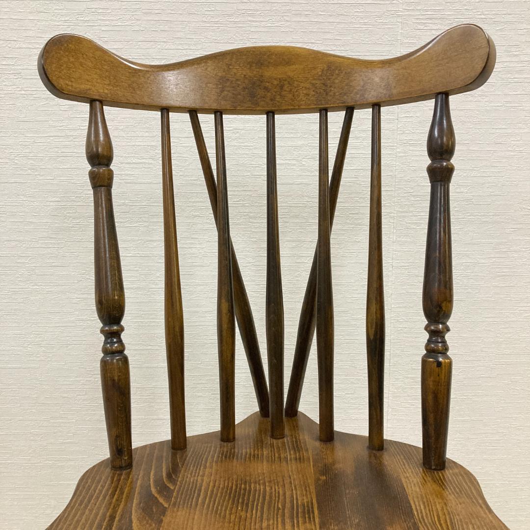 絵里花様引き取り専用飛騨の家具ダイネット　スピンドルチェア　ウィンザーチェア２脚