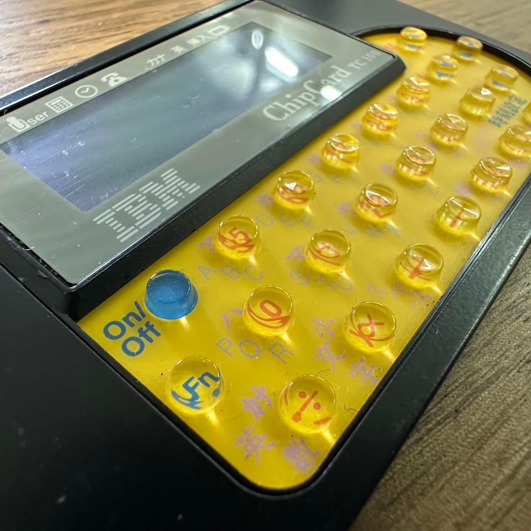 IBM ChipCard TC-100（PCカード型簡易PDA）