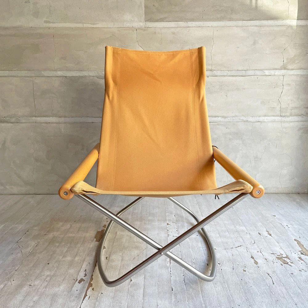極美品 ニーチェアX ロッキング Nychair X Rocking キャメル