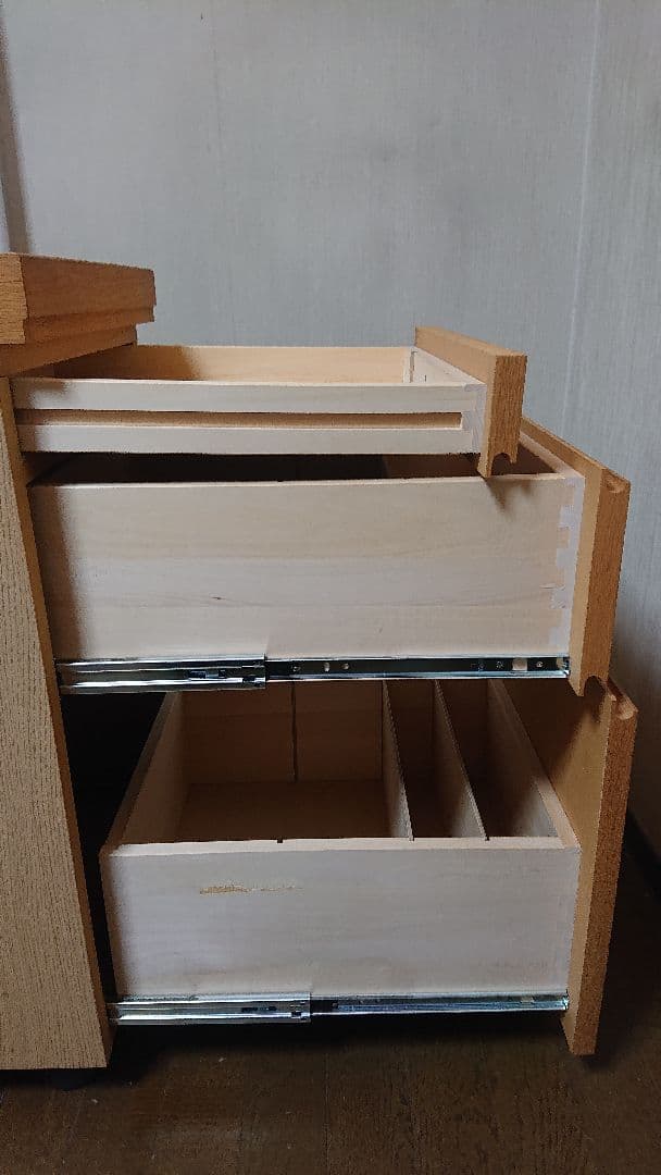 送料込み★カリモク★学習机★ボナシェルタ★ワゴンのみ★