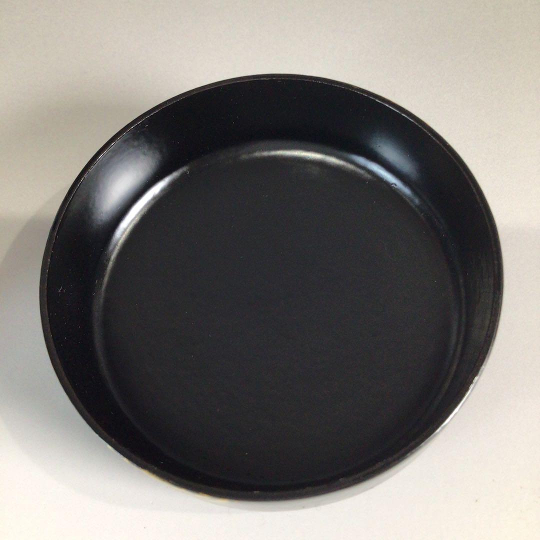 Ｐ４１８　棗　『中林香雪作』『淡々斎好』『渦蒔絵』『中棗』　共箱　茶道具